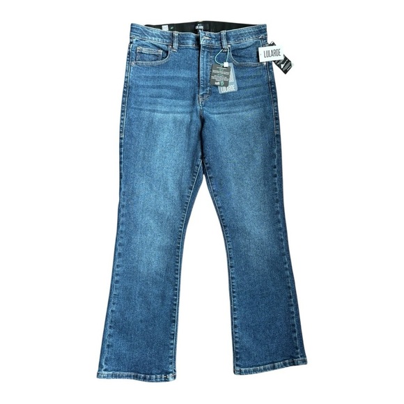 LuLaRoe Pants - LuLaRoe DENIM CROPPED KICK FLARE Stretch Women’s Size 28